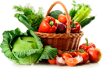 Basket of vegetables